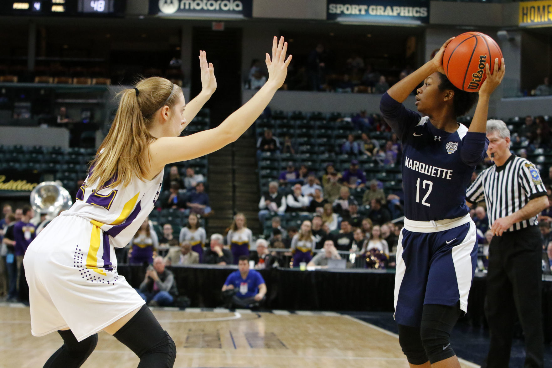 Gallery: Marquette Catholic vs. Vincennes Rivet in Class A championship